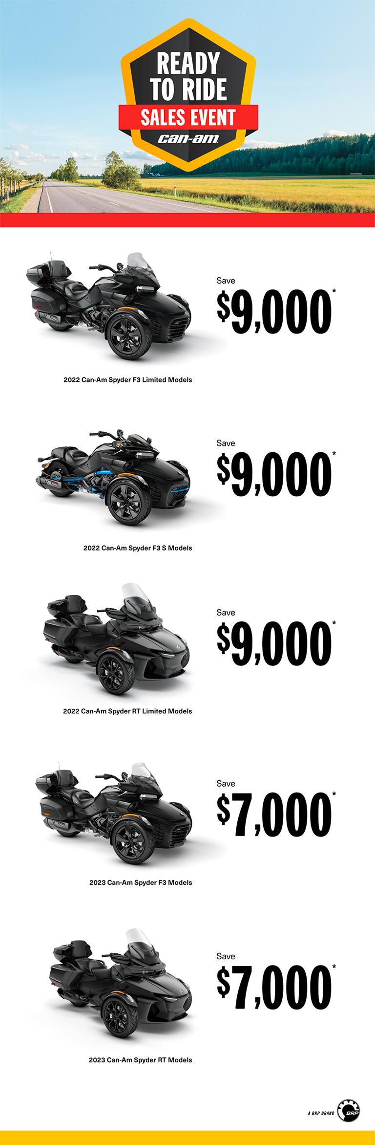 AU Can-Am On-Road - Q4 Retail Program 2025 Spyder